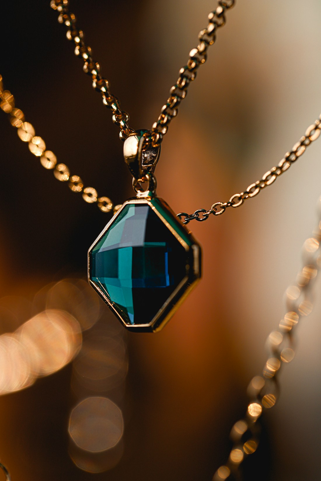 Delicate gold necklaces
